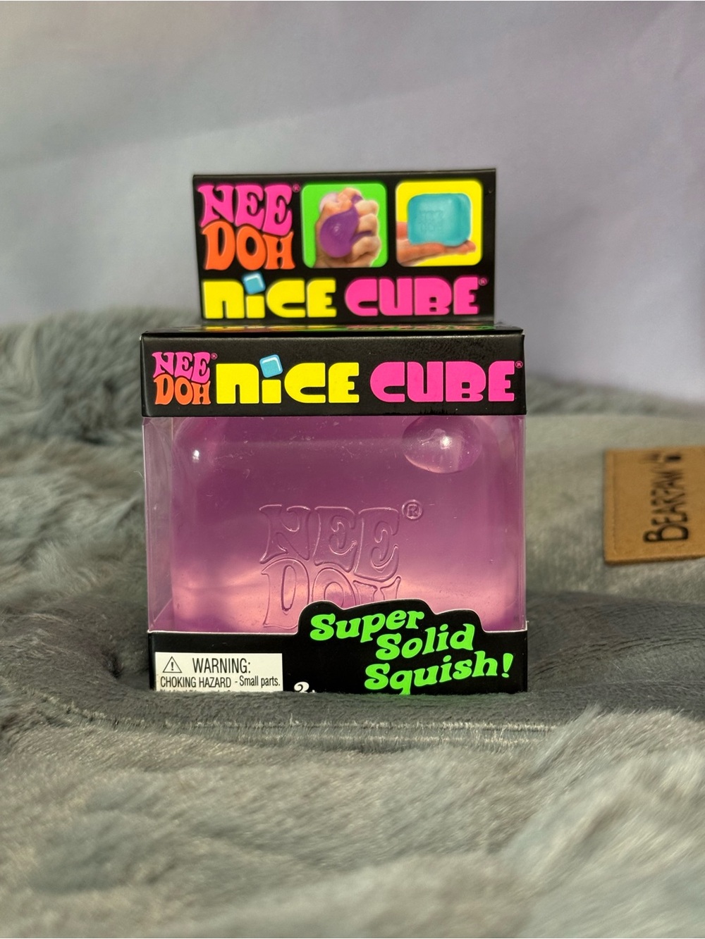 NeeDoh Nice Cube Purple Super Solid Squish